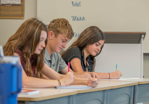 photo of scholars at Leman Academy Charter School in Parker