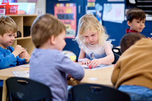 Leman Academy Preschool class