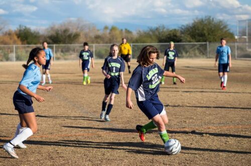 Playing Soccer at Leman Academy