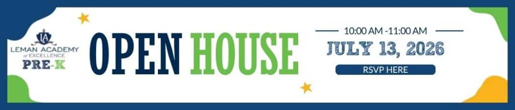 Banner for Open House