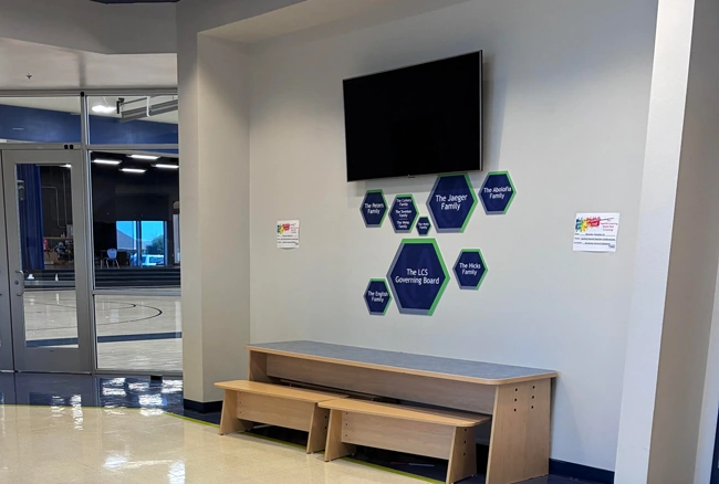 Lean Academy Stroh Campus Donors Wall
