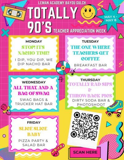 teacher appreciation week flyer